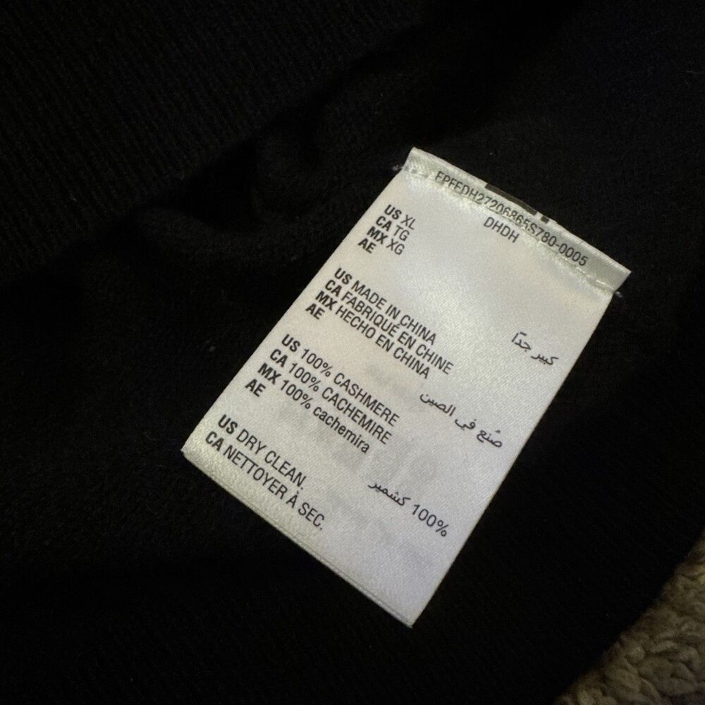 CHARTER CLUB Luxury 100% CASHMERE Women’s  v-Neck‎ Turtleneck Preppy Classy XL - Picture 11 of 12